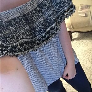 Entro Boho Off Shoulder Top - Worn once